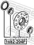 Ступица передняя mercedes W204 1682-204F 1682-2