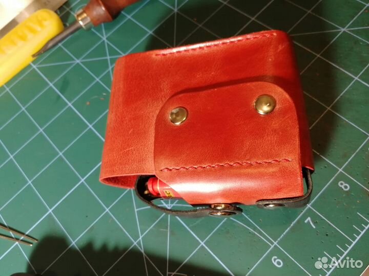 Кожанный портсигар ручной работы