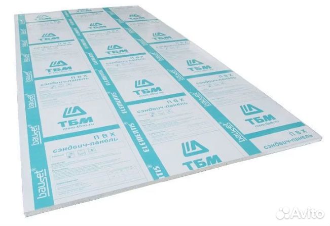 Сэндвич-панель (утепленный откос) 10х1500х3000 мм