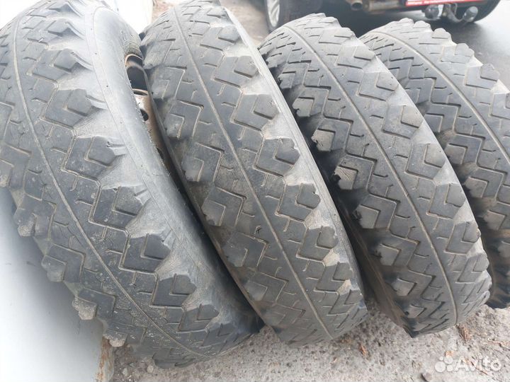 Колеса r 16 niva с шинами вли-5, б.у., 4 шт