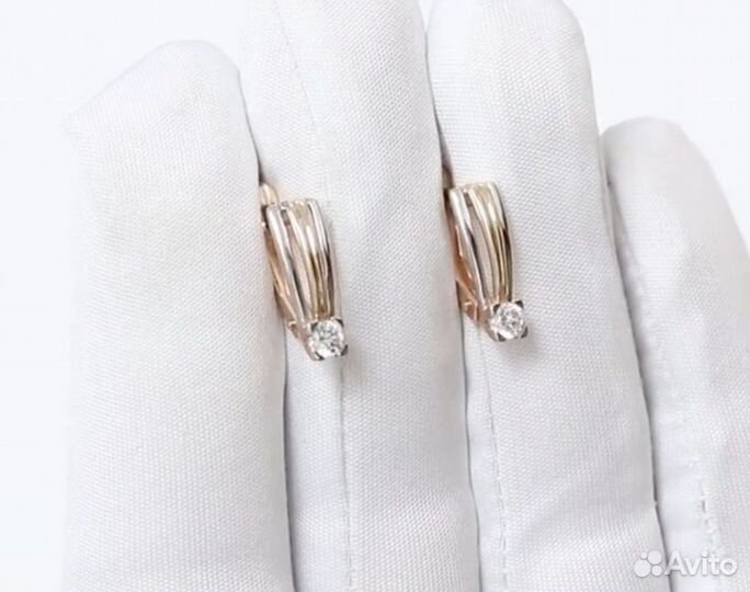 Золотые серьги