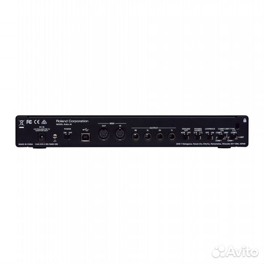 Roland rubix44 аудиоинтерфейс USB 4 входа 4 выхода