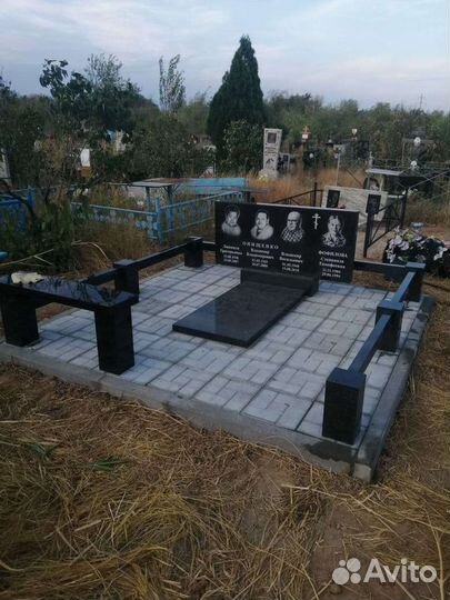 Изготовление и установка памятника (гранит/мрамор)