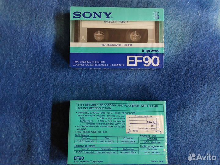 Аудиокассеты Sony EF90n Improved