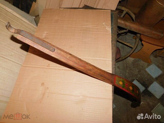 Старинное,красивое,расписное коромысло период СССР