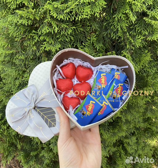 Подарок конфеты с пожеланиями