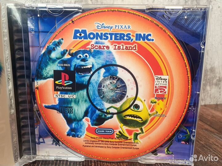 Игры ps1 Monster, Inc Playstation пс1 пс2 ps2