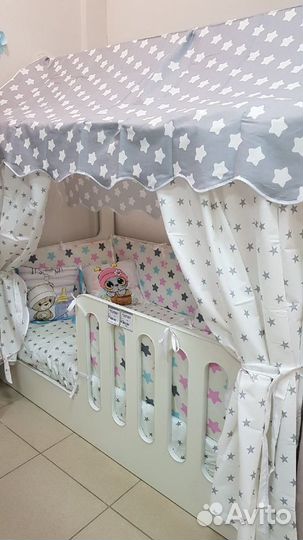 Кровать домик детская