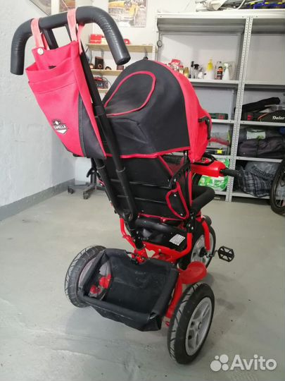 Детский велосипед с родительской ручкой