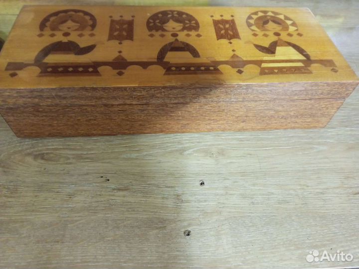 Шкатулка деревянная СССР