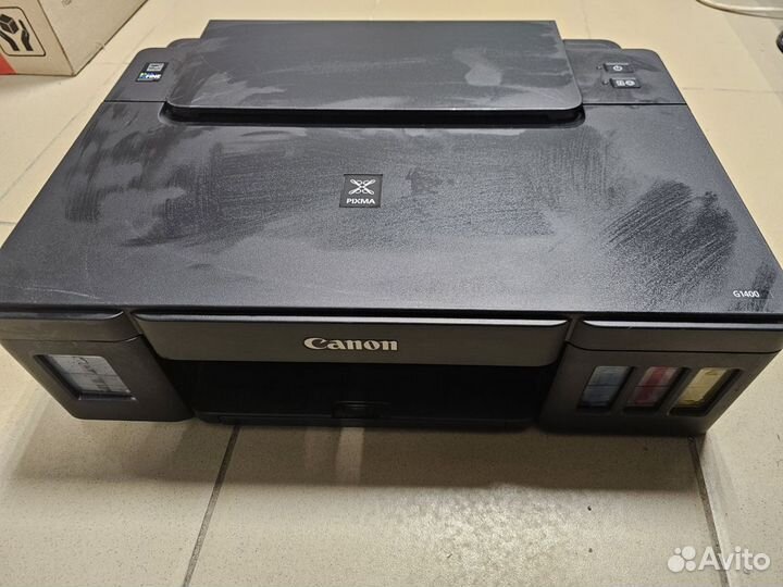 Принтер цветной canon G1400 на запчасти