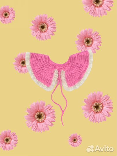 Вязаный воротничок