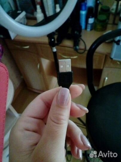 Кольцевая лампа со штативом бу