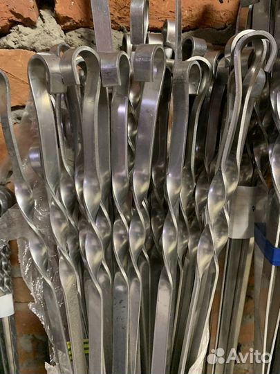 Шампура из нержавейки 15 мм ширина