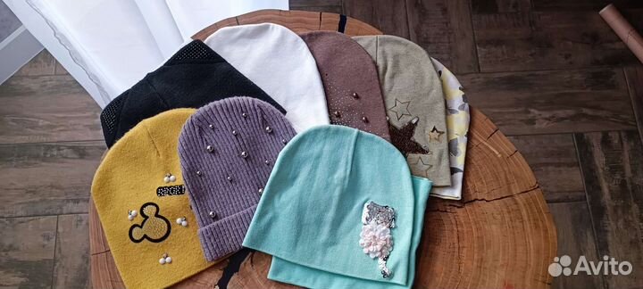 Шапки детские от 2 до 10 лет