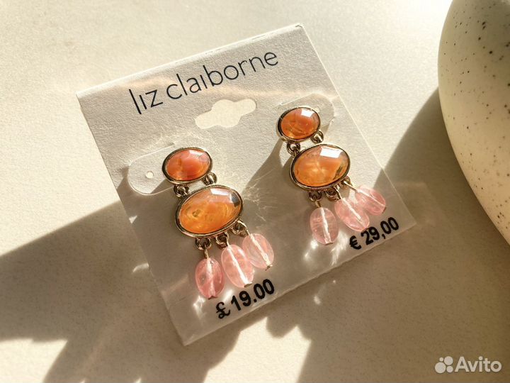 Liz Claiborne серьги подвески (новые)