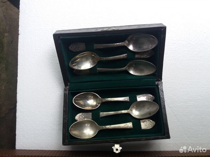 Набор столовых приборов мельхиор СССР