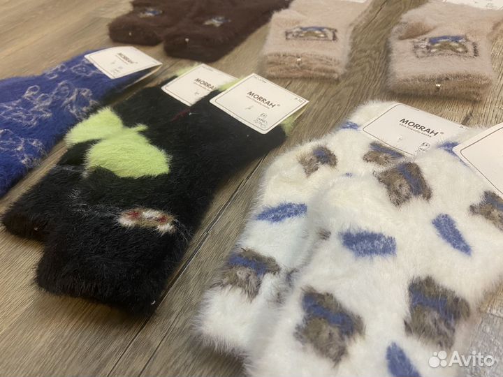 Носки детские из норки кашемира новые