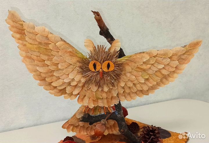 Осенняя поделка из природных материалов