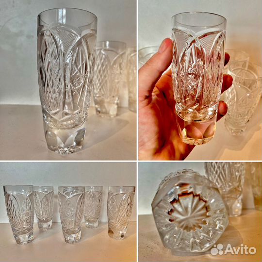 Хрустальный рог, бокалы