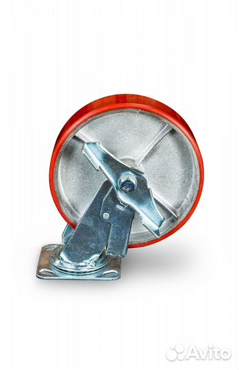 Колесо большегрузное поворотное SCpb 80 200 мм пол