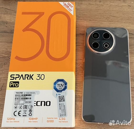 TECNO Spark 30 Pro, 8/128 ГБ