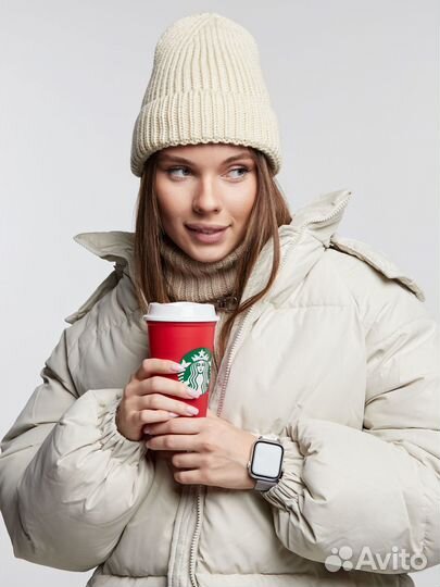 Шапка бини средней вязки Шапки Оптом