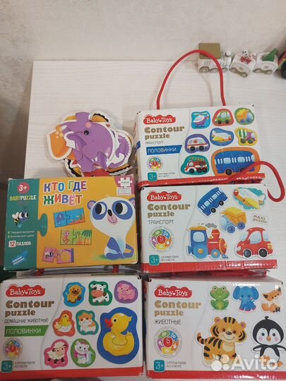 Пазлы для малышей пакетом