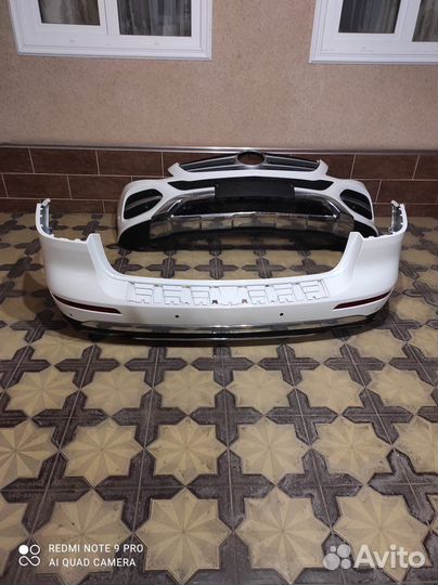 Задний бампер GLE W166