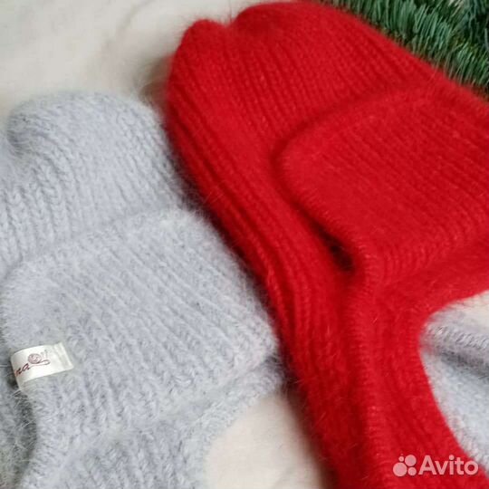 Шапка ушанка женская