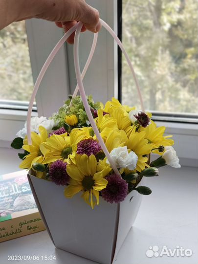 Букет в красивой коробочке