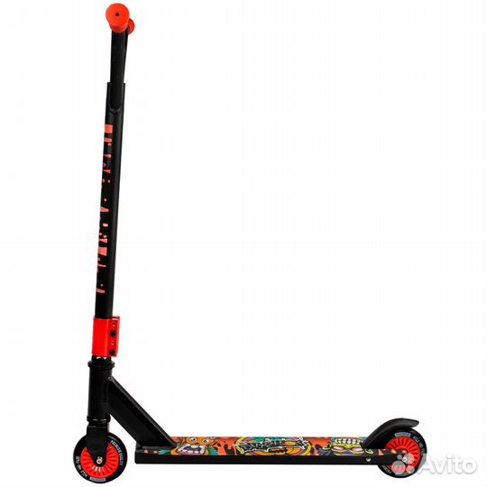 Самокат трюковой Dvizhok GT-300B красный