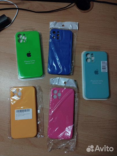 Чехлы iPhone 12 Pro (5 штук) цена за всё