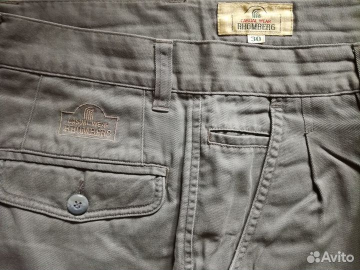 Шорты мужские зеленый хаки 46/S Rhomberg Малайзия