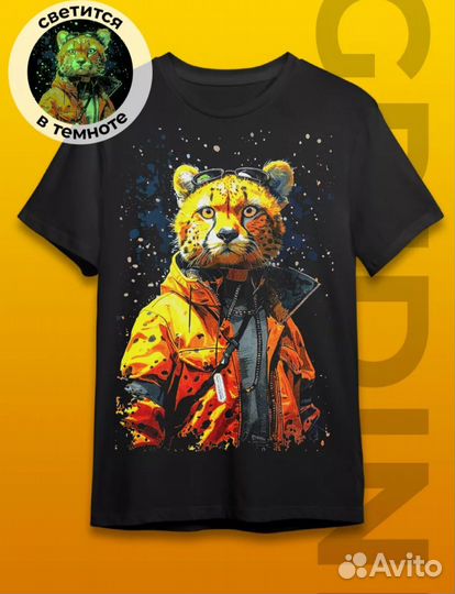 Новая футболка с принтом