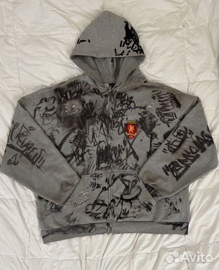 Зип Худи Balenciaga Skater Graffiti