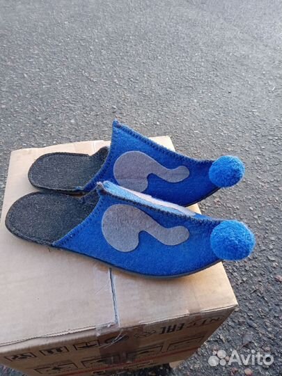 Тапки войлочные натуральные