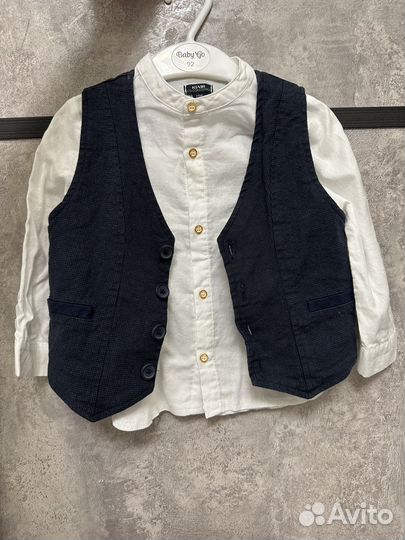 Рубашка и жилетка