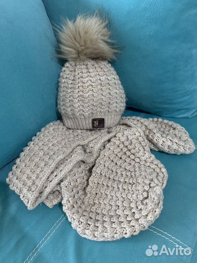 Комплект шапка и шарф