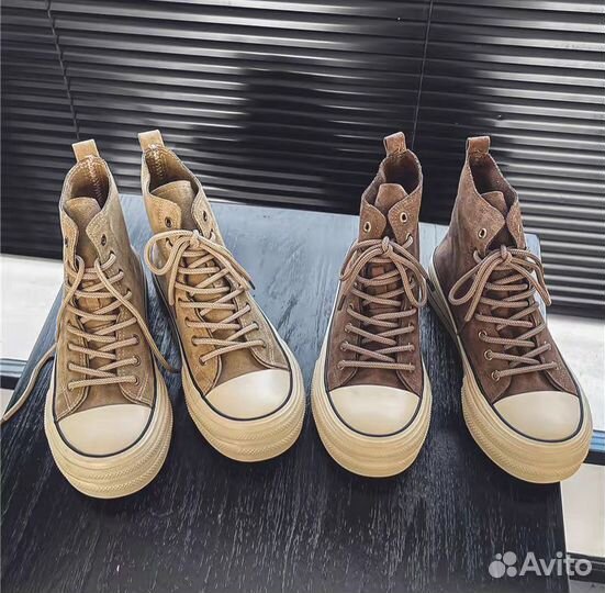 Кеды на высокой подошве