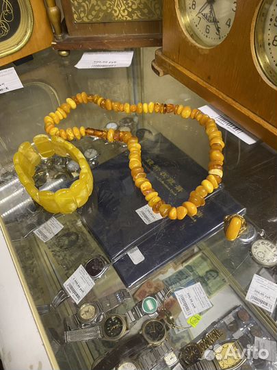 Бусы янтарь СССР
