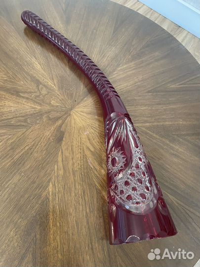 Рог бокал хрустальный