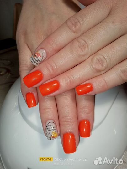 Маникюр, наращивание, укрепление