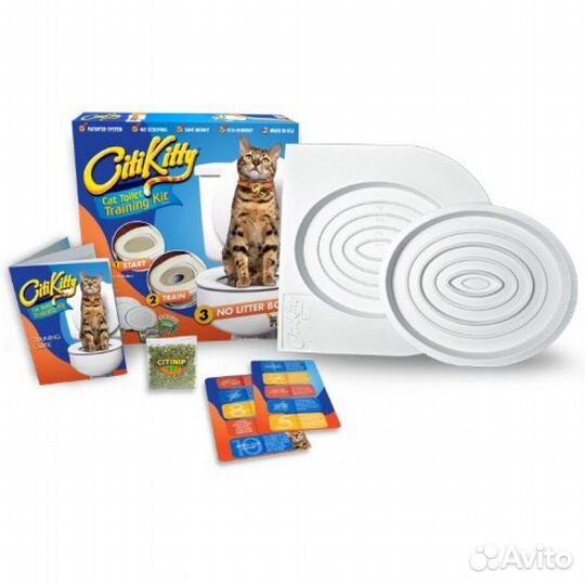 Система приучения кошек к унитазу Citi Kitty