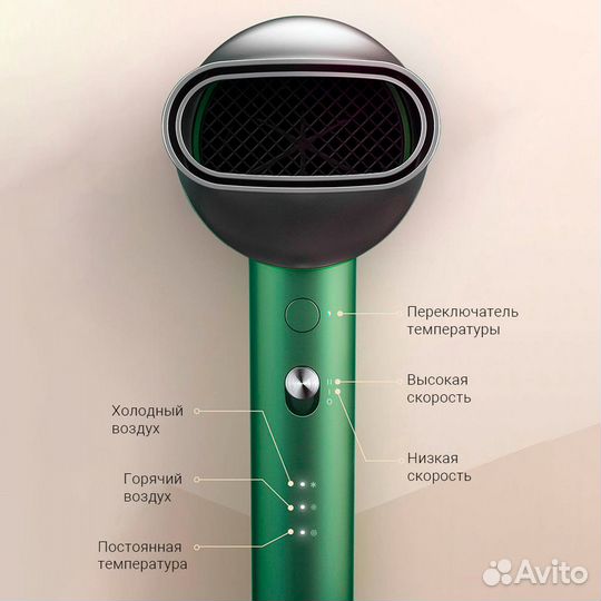 Фен Xiaomi Showsee Hair Dryer A5 Красный