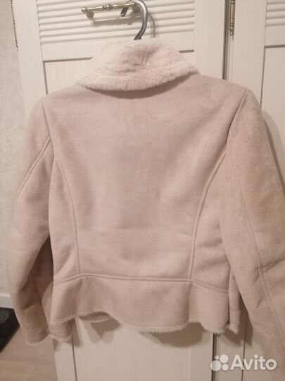 Дубленка женская 42 44 светлая