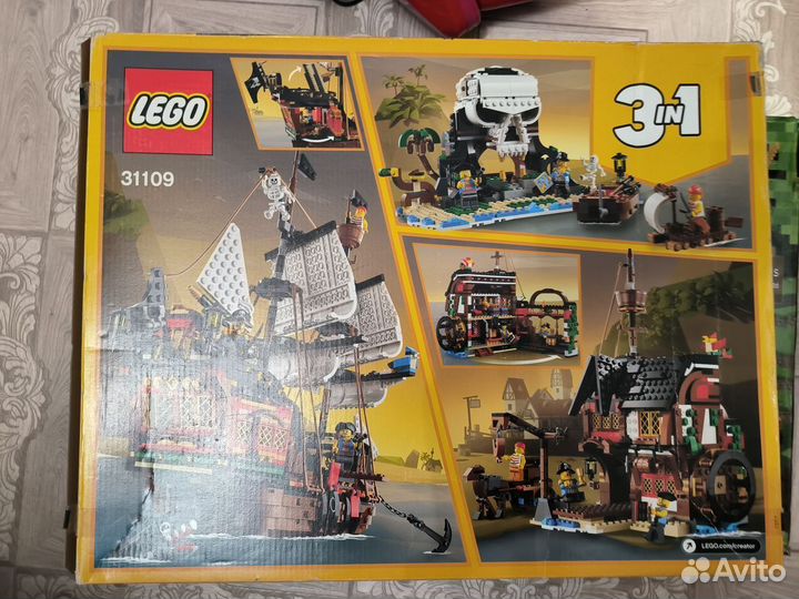 Lego Creator Пиратский корабль, Майнкрафт