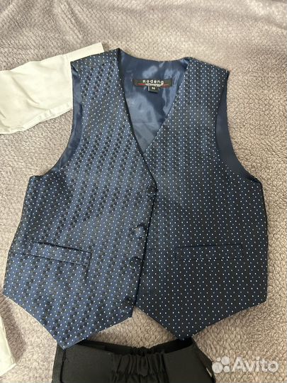 Костюм детский праздничный жилет брюки рубашка