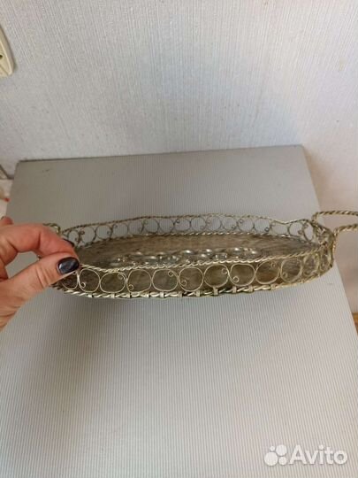 Поднос мельхиоровый СССР