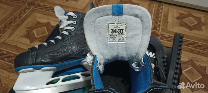 Коньки детские раздвижные 34 37